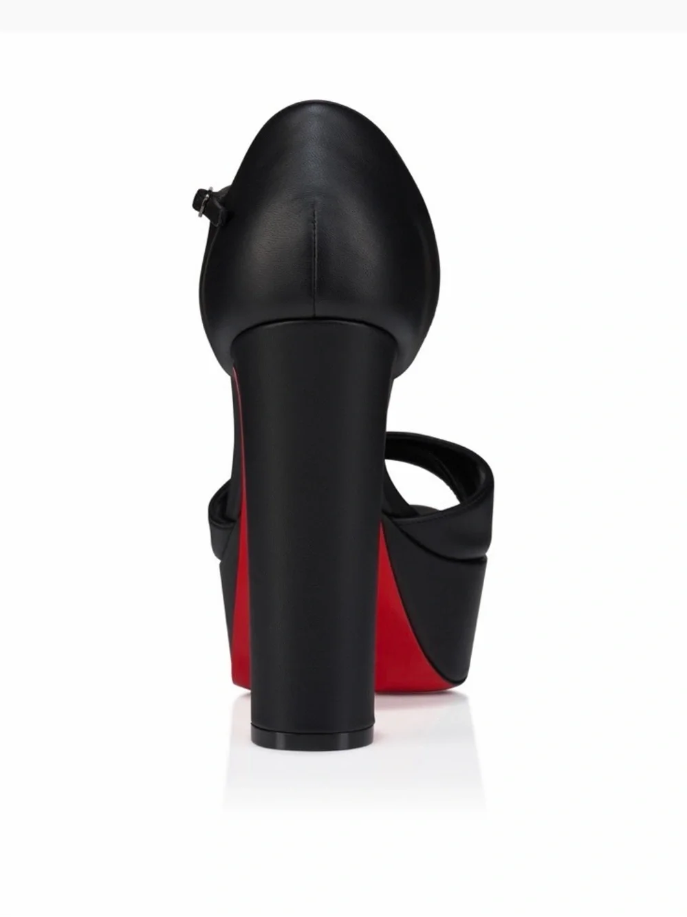 Auth Christian Louboutin Sandaloo  130 mm Strappy sandals -size 39 NWOT black
